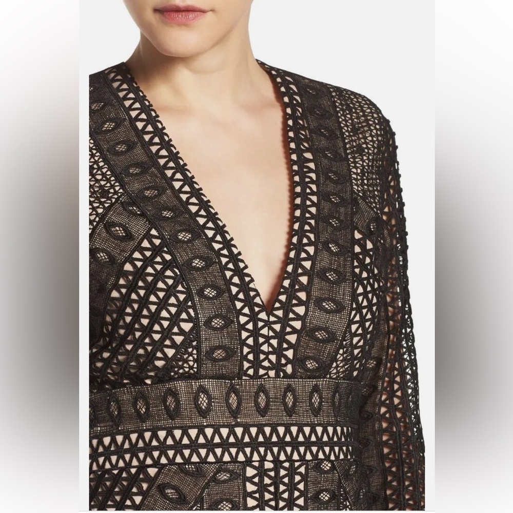 Bardot Allegra Lace Sheath Dress Lace-Overlay Pencil Skirt - Picture 5 of 16
